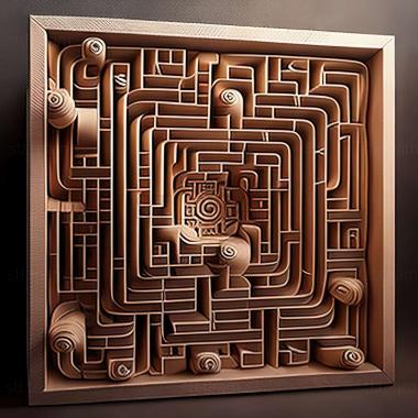 3D model labyrinth (STL)